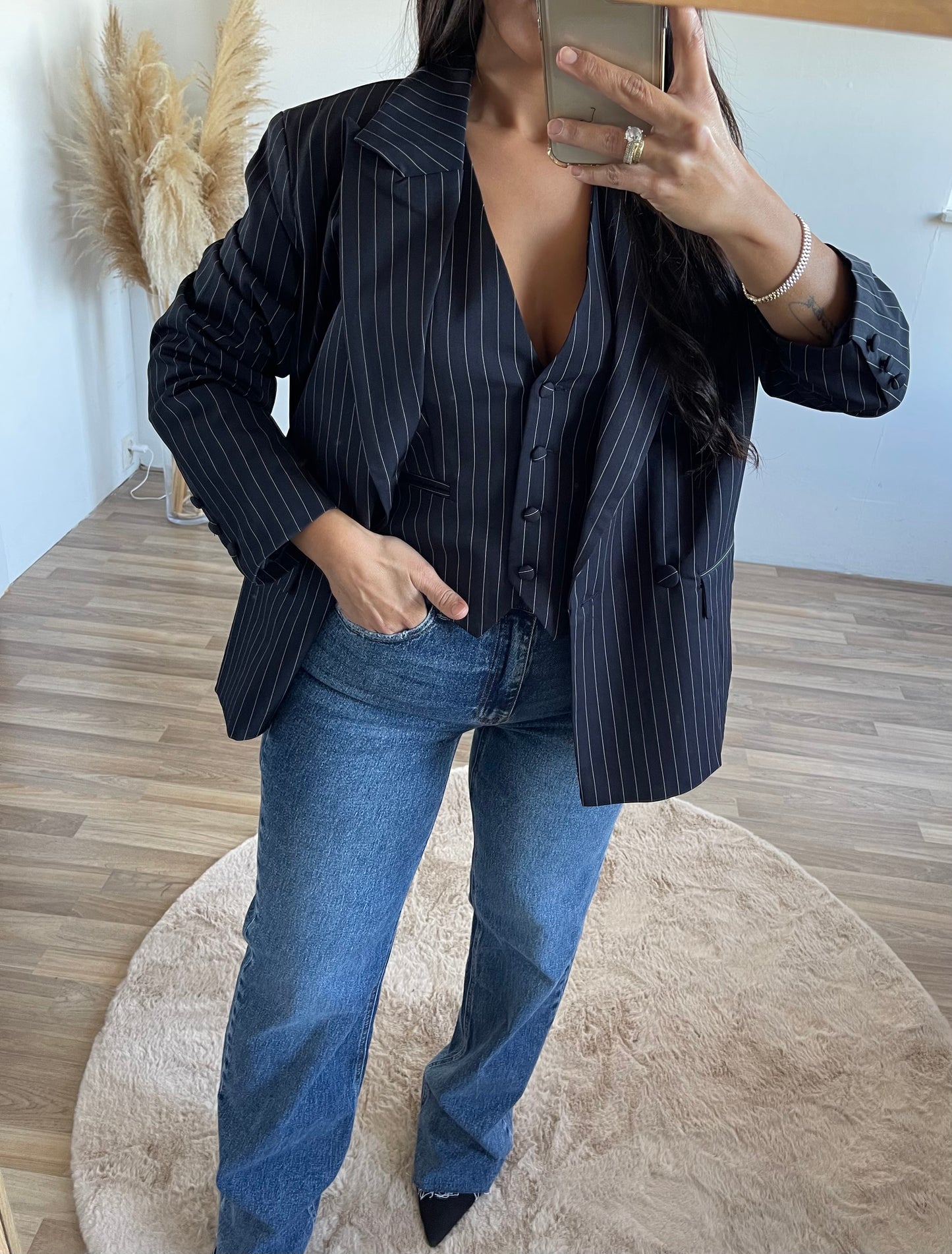 Macy Blazer Marineblauw