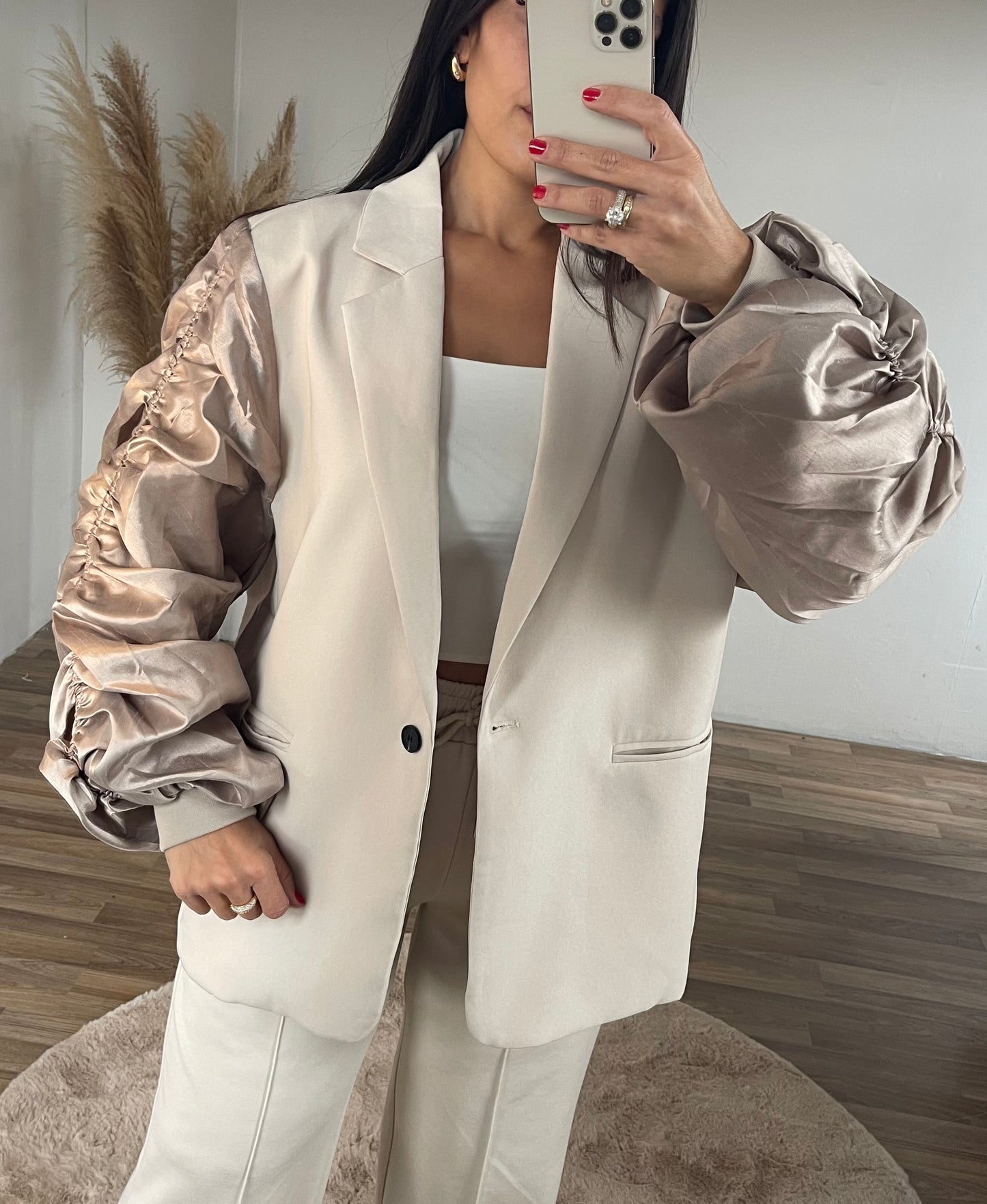 Alice Bomber blazer beige
