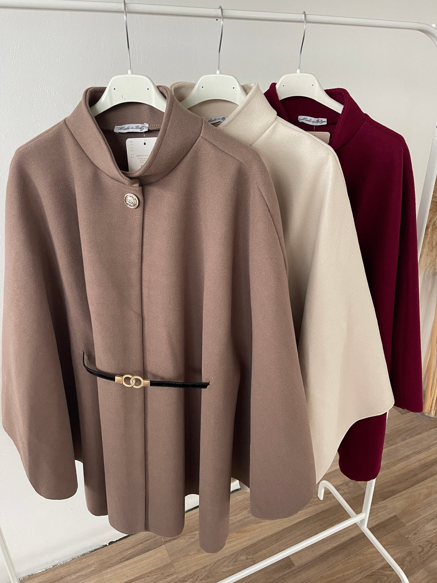 Amira Poncho Jacket Taupe