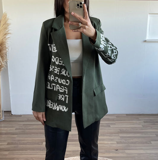 Vira Blazer Groen