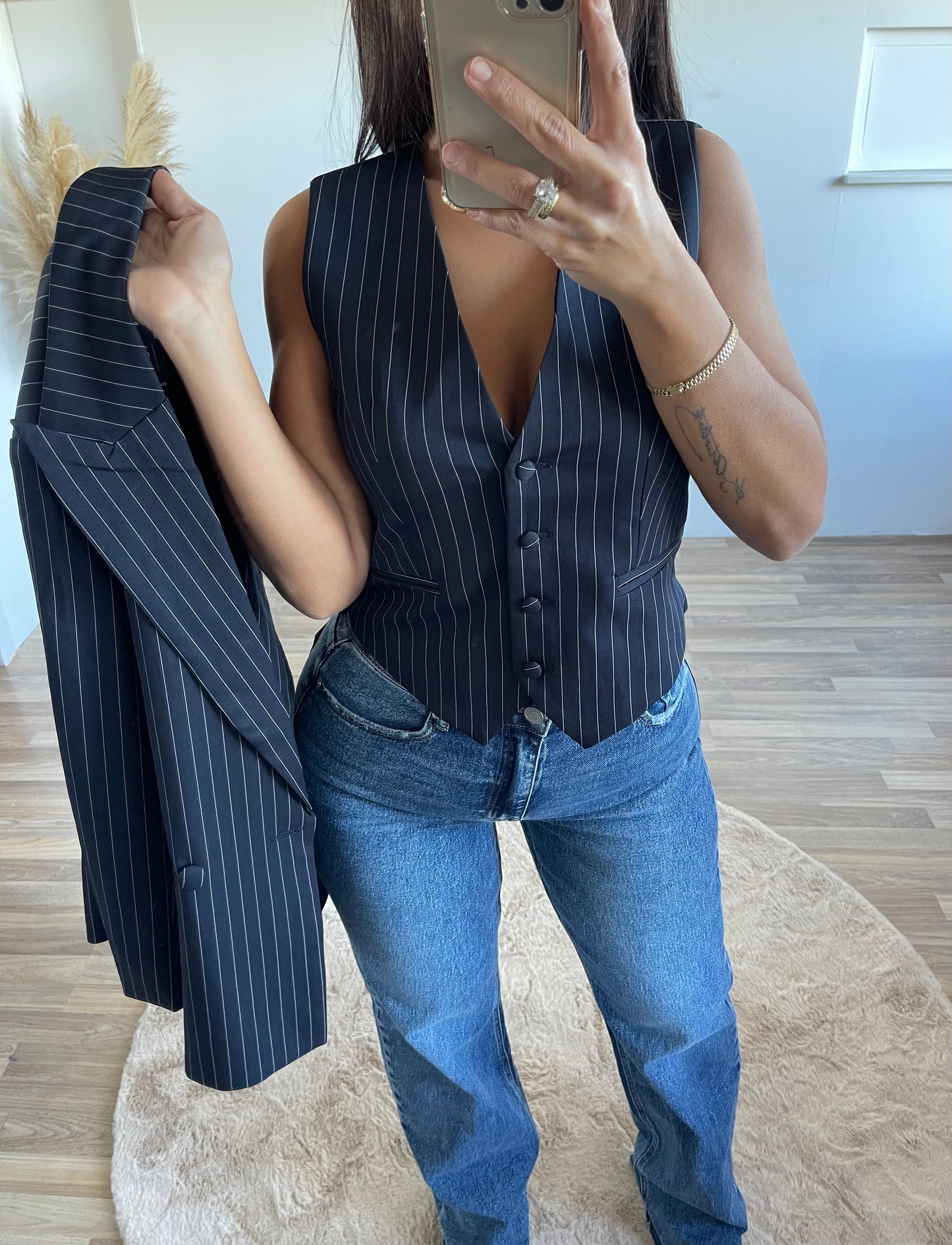 Nadia Gilet marineblauw