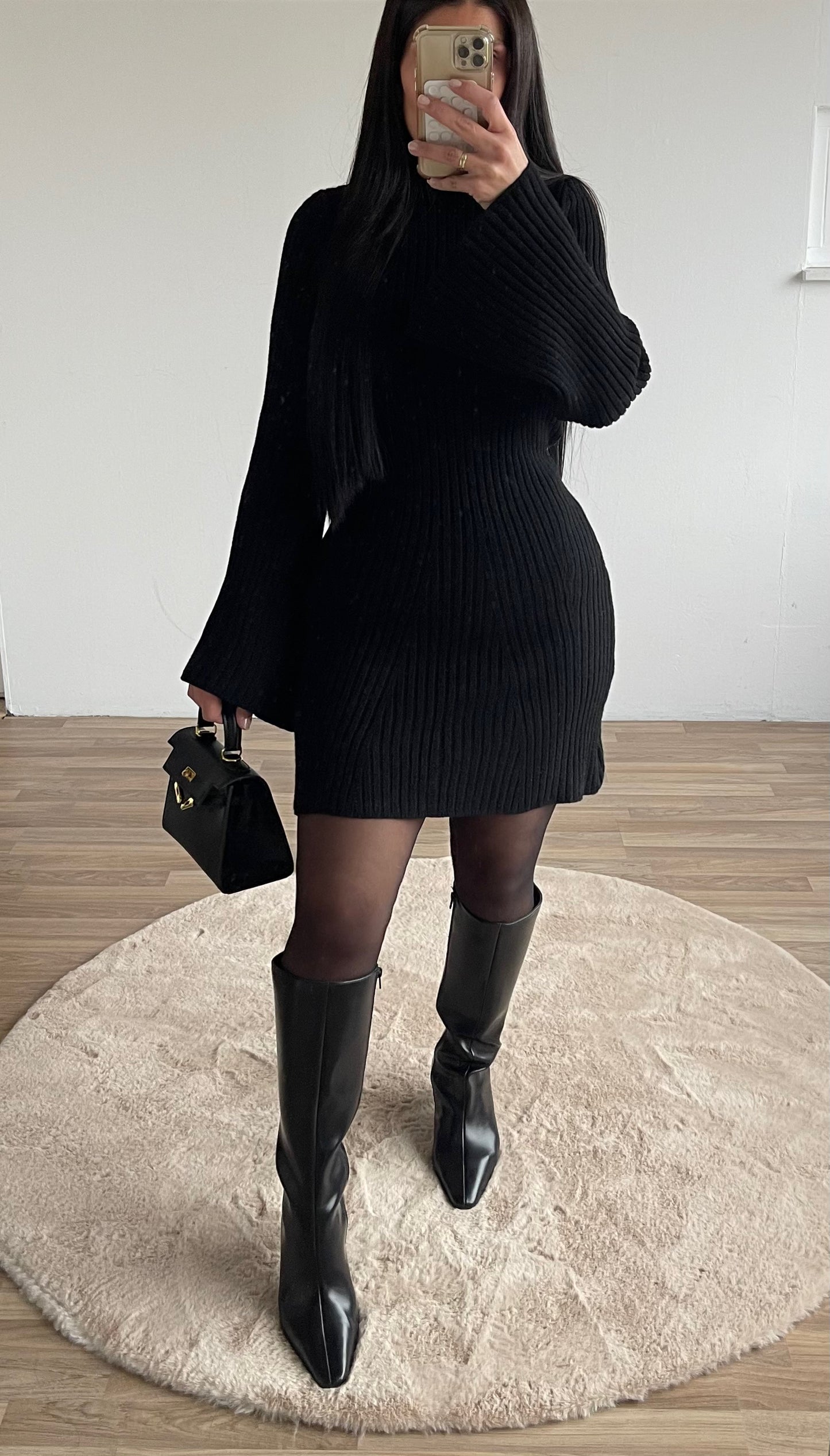 Lisa gebreide jurk