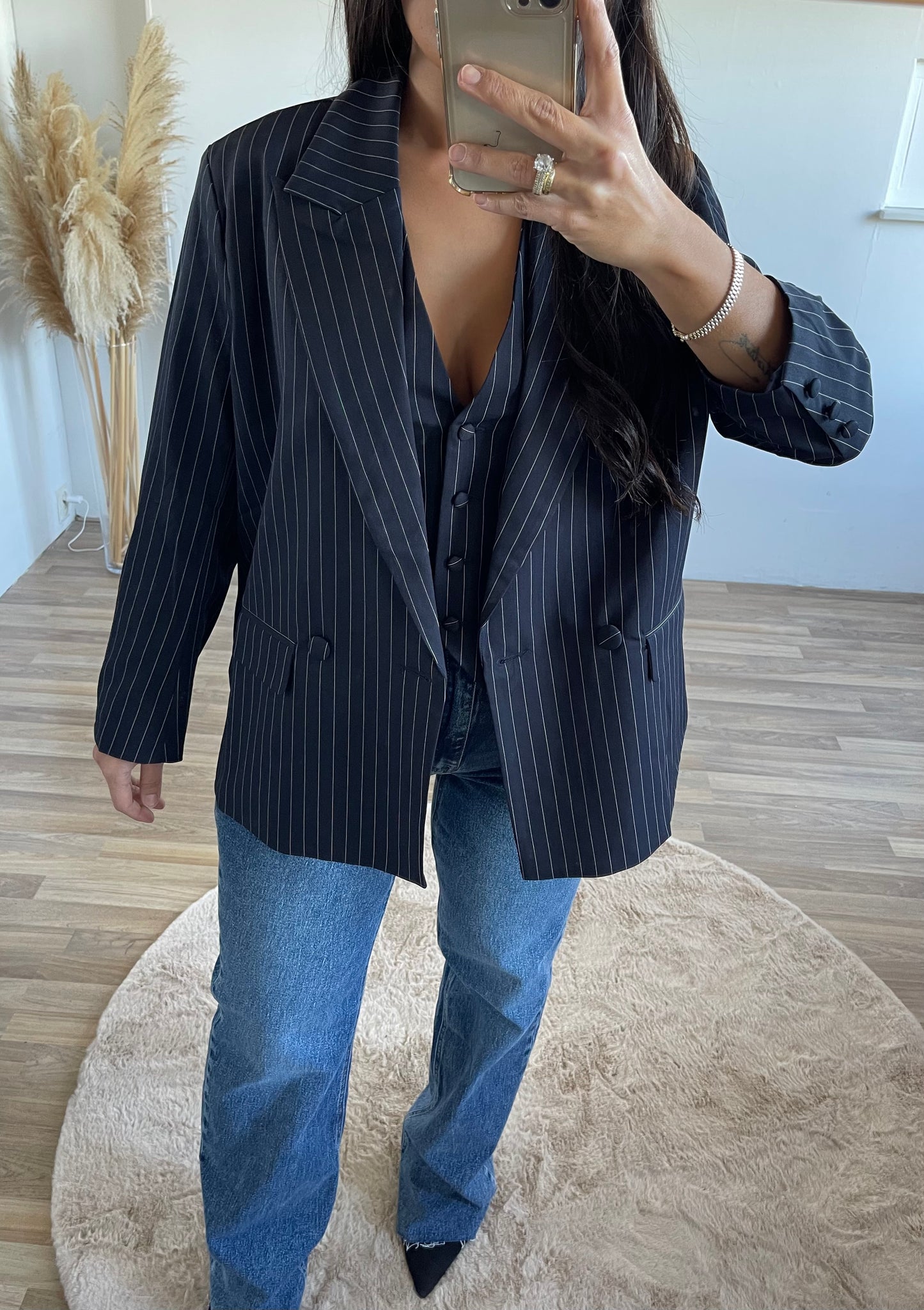 Macy Blazer Marineblauw