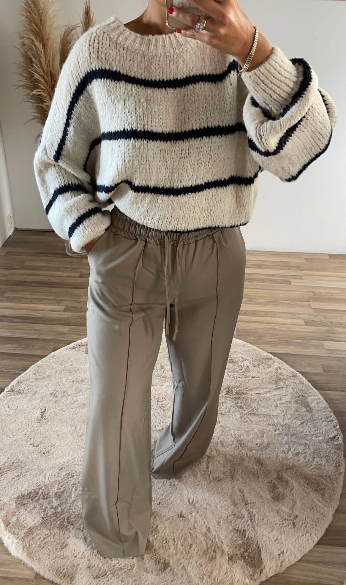 Pantalon Broek Taupe