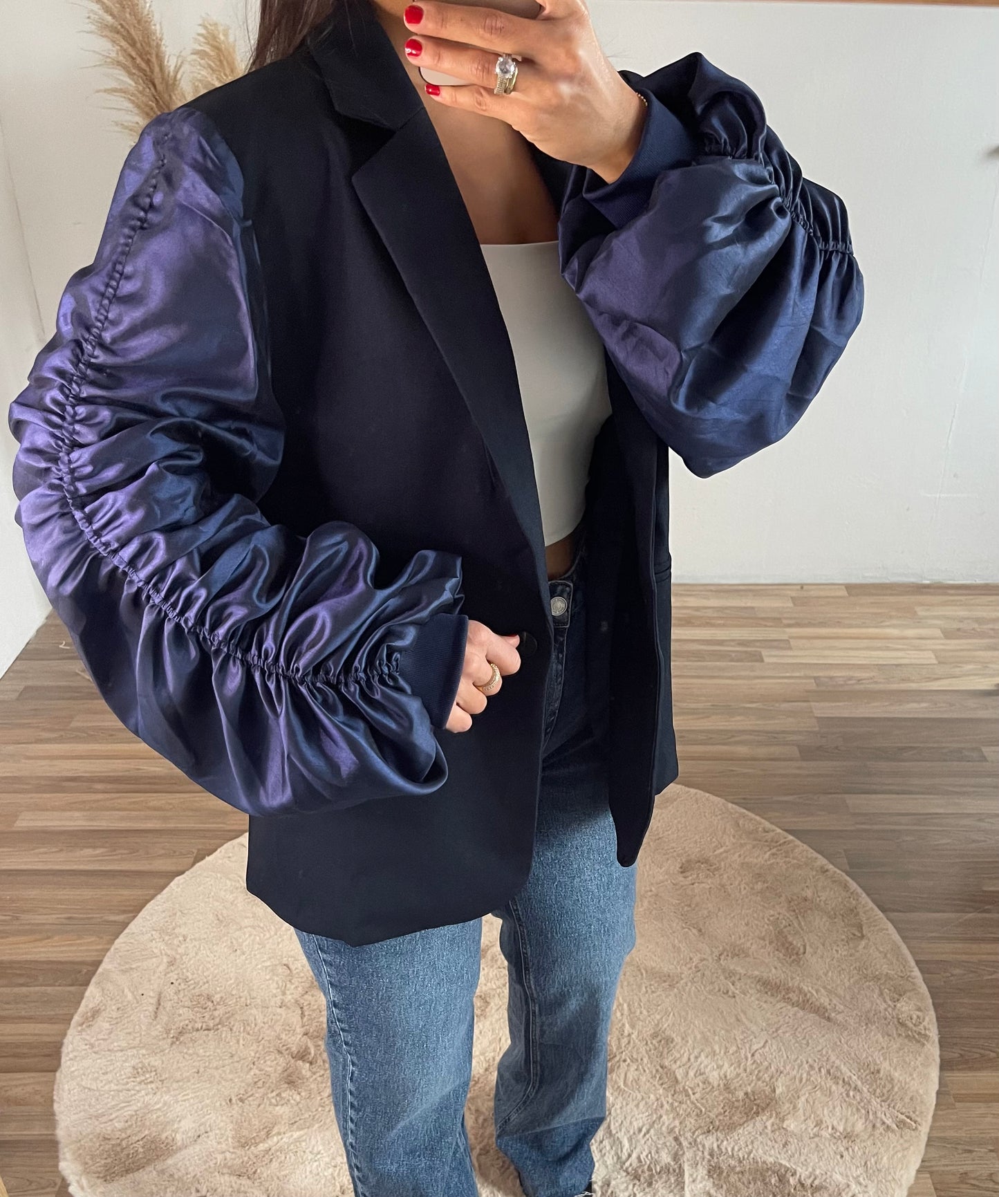 Alice Bomber blazer navy