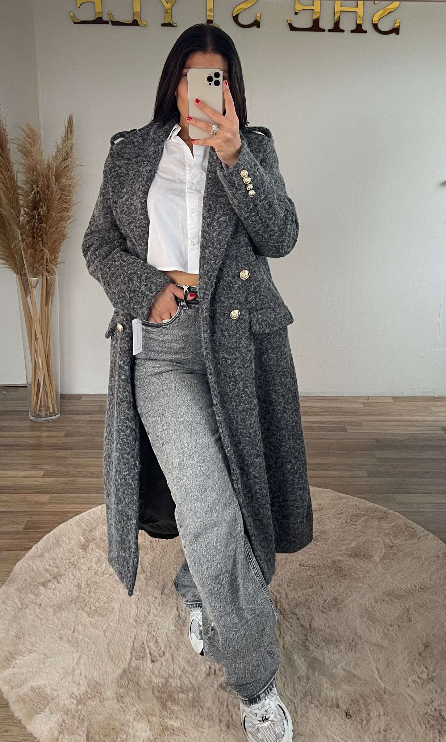 Alara Mantel Grey