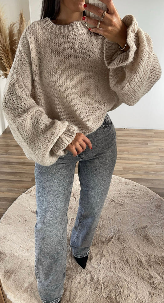 Dila Trui beige